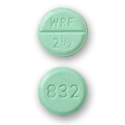 Jantoven Warfarin Sodium 2.5 mg Tablets Unit Dose