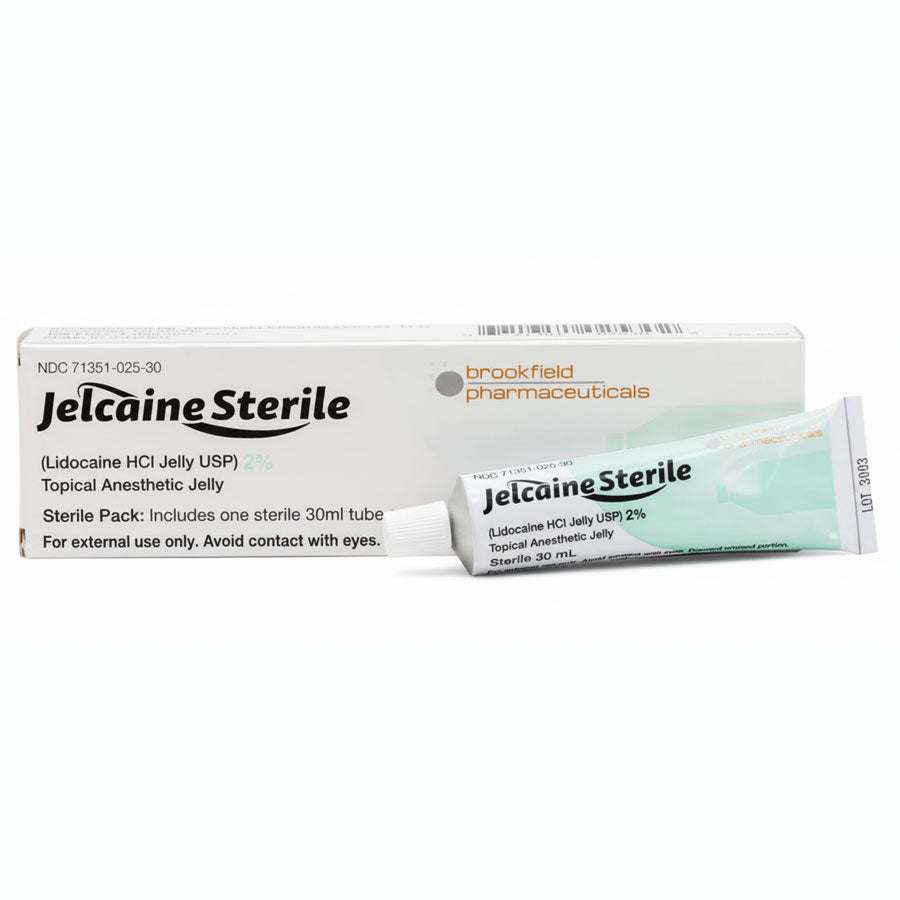 Jelcaine Sterile Lidocaine Jelly 2% USP Topical Anesthetic Jelly 30 mL by Brookfield Pharma