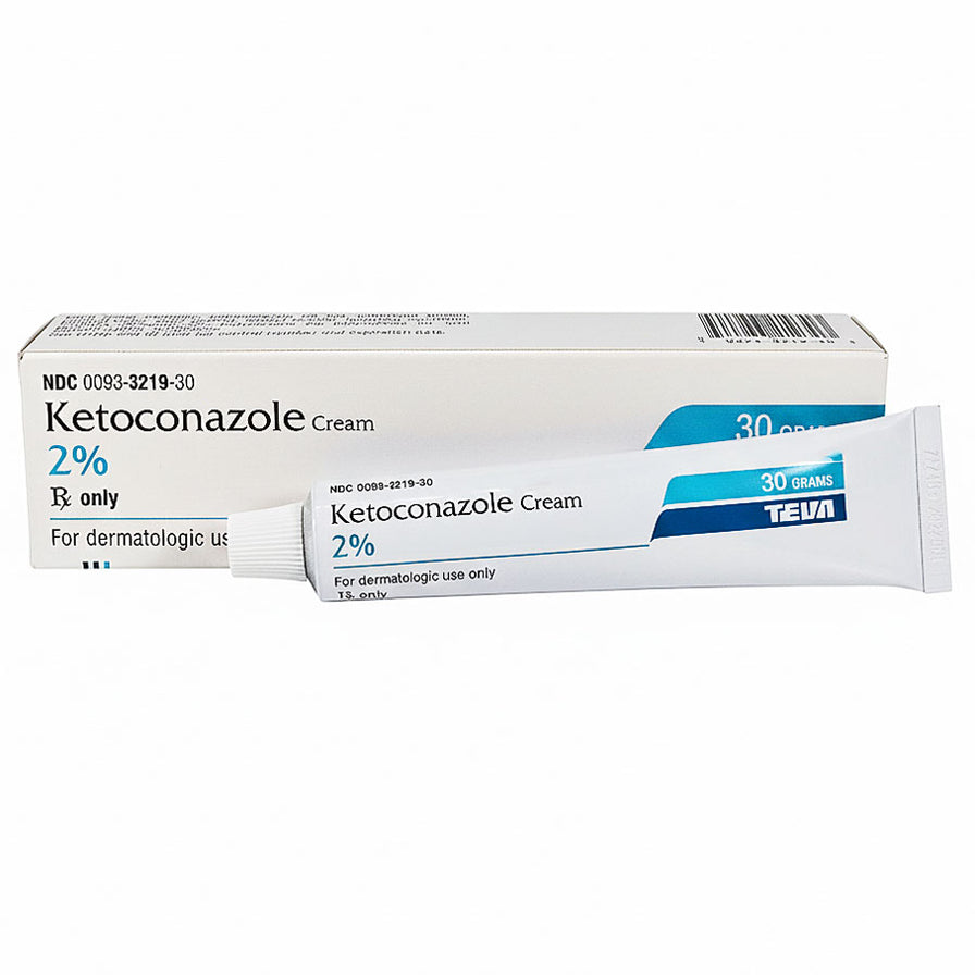 Ketoconazole Topical Antifungal Cream 2% Teva Pharmaceuticals ...