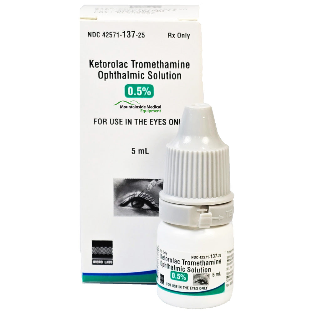 Ketorolac Ophthalmic Eye Drops 0.5% Bottle 5 mL - Micro Labs USA (Rx ...