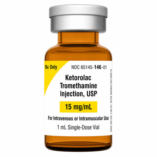Ketorolac Tromethamine 15mg/mL SDV 1 mL x 25/Box by Caplin (RX)