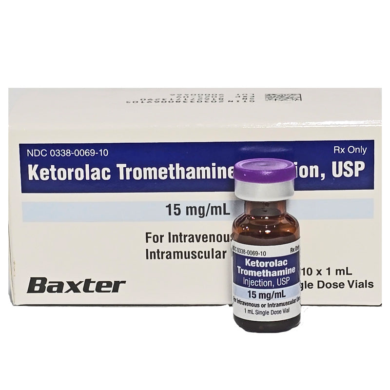 Ketorolac Tromethamine Injection 15 mg/mL Vials 1 mL — Mountainside ...