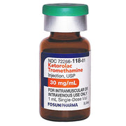 Ketorolac Injection 30 mg for short-term relief of moderate to severe pain, commonly used post-surgery for effective pain management.