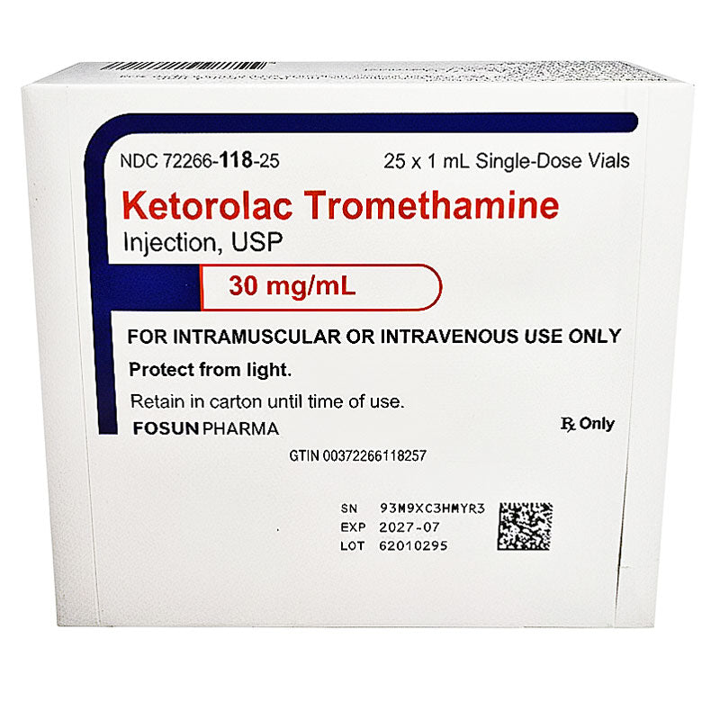 Ketorolac Tromethamine Injection 30 mg by Fosun Pharma USA