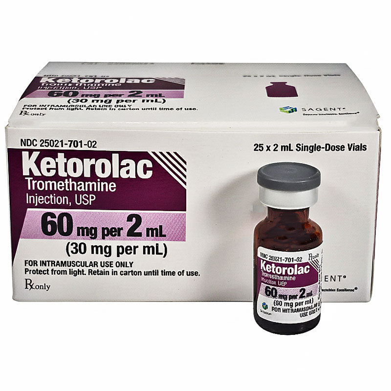 Ketorolac Tromethamine Injection 60 mg by Sagent Pharmaceutical
