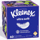 Kleenex Ultra Soft Facial Tissues 3-Ply Hypoallergenic 60 Count