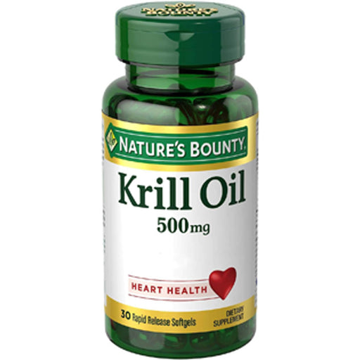 Buy 21st Century Krill Oil 500mg Omega-3 Fatty Acid with EPA, DHA Softgels 30/Bottle - Natures Bounty  online at Mountainside Medical Equipment