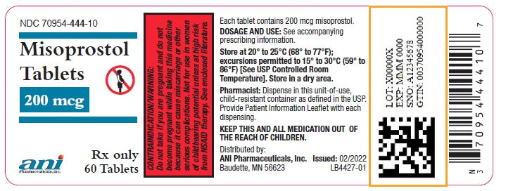 Misoprostol Tablets 200 mcg 60 Tablets (RX)