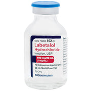 Labetalol Hydrochloride injection 100 mg/20 mL (5 mg/ mL) Multiple Dose Vial 20 mL by Fosun (RX) Default Title