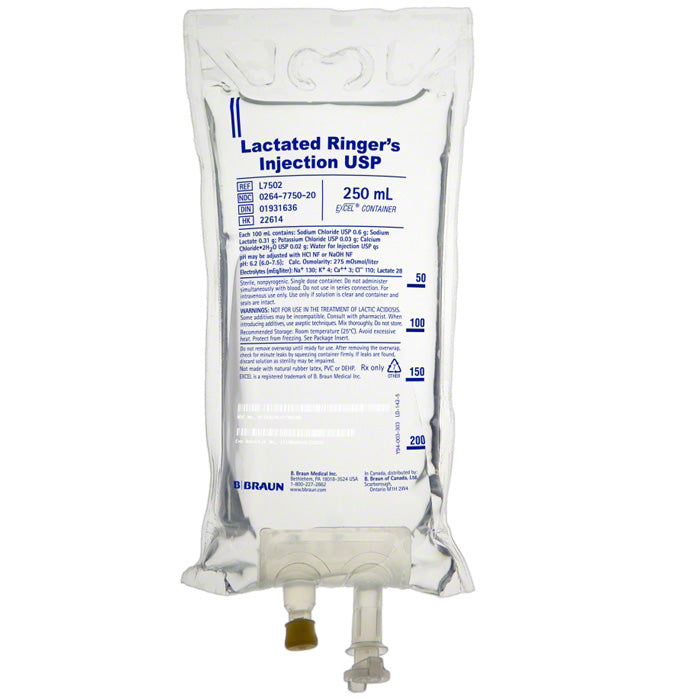 Ringersolution Lactated Ringer IV Bag Solution — Mountainside Medical Equipment