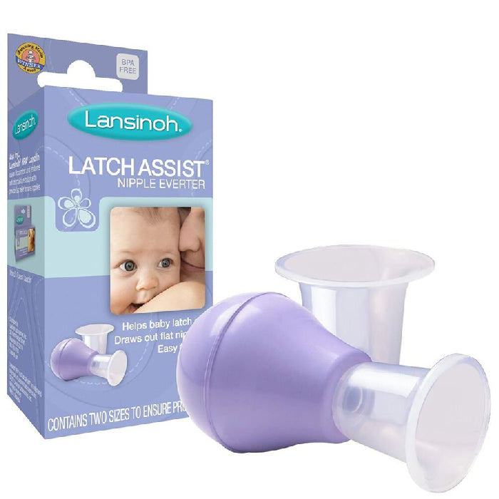 Lansinoh LatchAssist Nipple Everter for Breastfeeding with 2