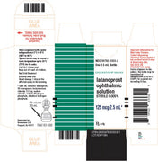 Package Label for Greenstone  Latanoprost Eye Drops 0.005% 2.5 mL 