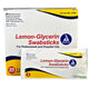 Lemon Glycerin Swabsticks, 3 Swabsticks per Packet, 25 Packets Per Box, Lemon Flavored