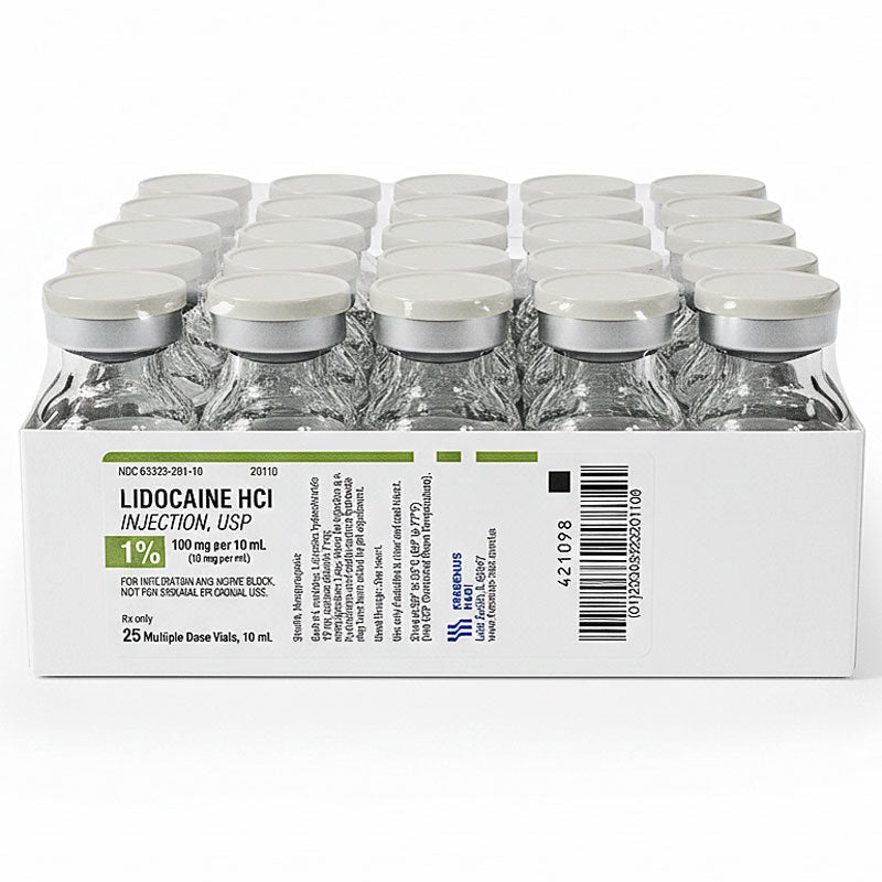Lidocaine 1% Injection Multiple Dose Vials 10 mL by Fresenius Kab
