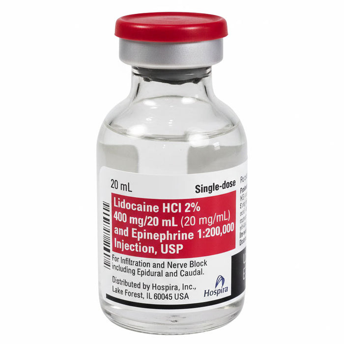 Lidocaine 2 and Epinephrine 1200000 Pfizer Injectables 0409-3183-01