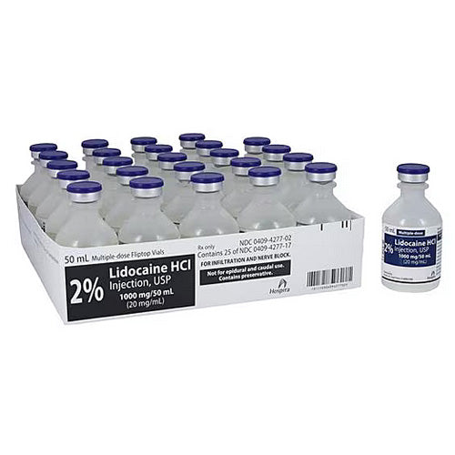 Lidocaine Injection 2% Multi-Dose 50mL | Mountainside Medical Lidocaine Injection 2% Multi-Dose 50mL | Mountainside Medical