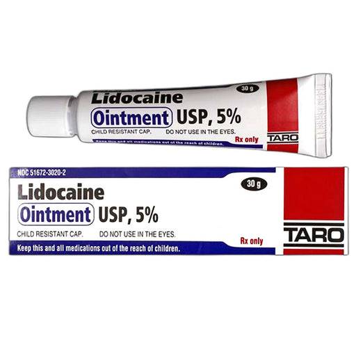 Lidocaine 5% Ointment 30 Gram Tube