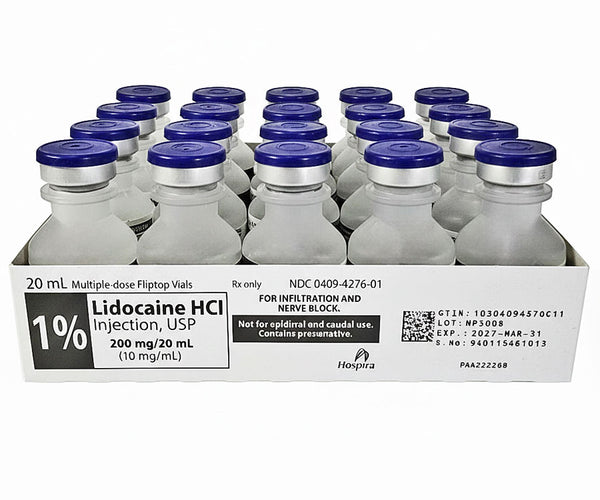 lidocaine and b12 injections 2% 20ml MDV Solution 0074-4277-01 and reliable pain control Hospira Lidocaine 1% Injection |