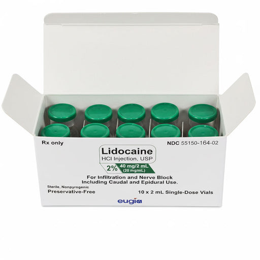 Lidocaine for Injection 2% Single-Dose Vials 2 mL by Eugia US