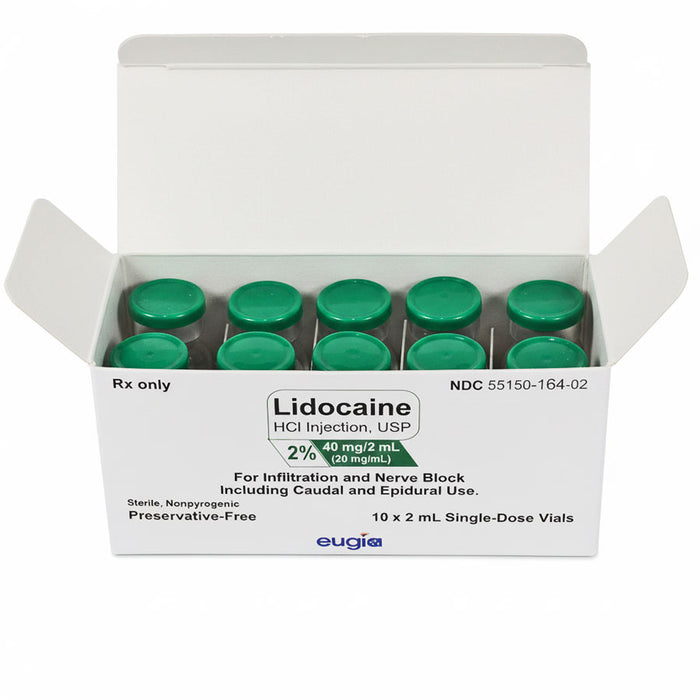 Lidocaine for Injection 2% Single-Dose Vials 2 mL by Eugia US