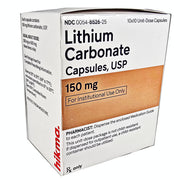 Lithium Carbonate 150 mg Capsules by Hikma
