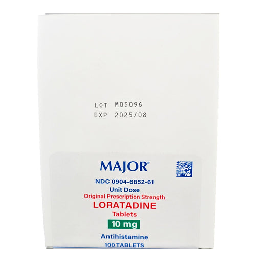 Loratadine 10 mg Antihistamine Unit Dose Packets 100 Per Box Default Title