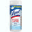 Lysol disinfecting wipes container on a white background