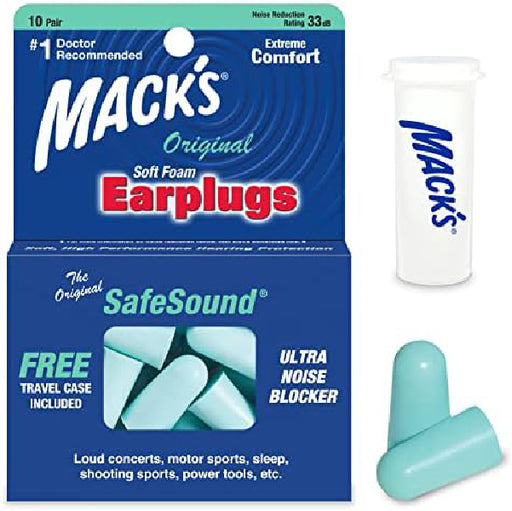 Buy Mc Keon Products Mack's Ear Plugs Safesound Slim Fit Soft Foam - 10 Pair  online at Mountainside Medical Equipment