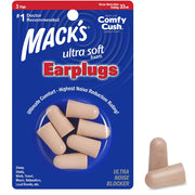 Buy Macks products Mack's Ultra Soft Foam Earplugs with 33dB Highest Noise Reduction Rating 20 Count  online at Mountainside Medical Equipment