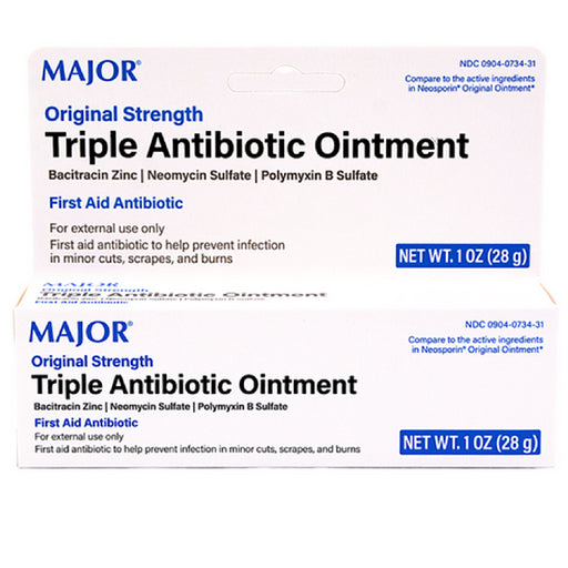 Buy Major Pharmaceuticals Major Triple Antibiotic Ointment First Aid Antibiotic 1 oz  online at Mountainside Medical Equipment
