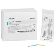 Dermal Tip Electrodes, Stainless Steel Angled Blade Tips, Sterile