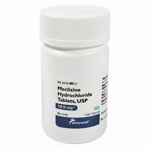 Meclizine Hydrochloride Tablets 12.5 mg Amneal - NDC: 53746-0441-01