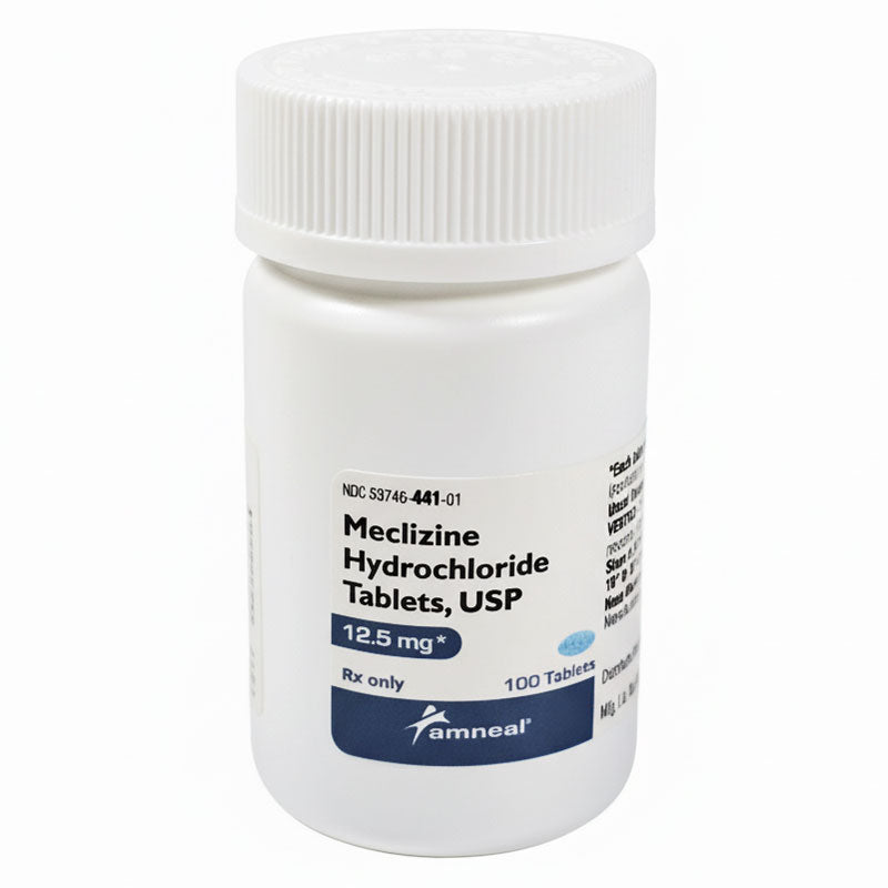 Meclizine Hydrochloride Tablets 12.5 mg Amneal - NDC: 53746-0441-01
