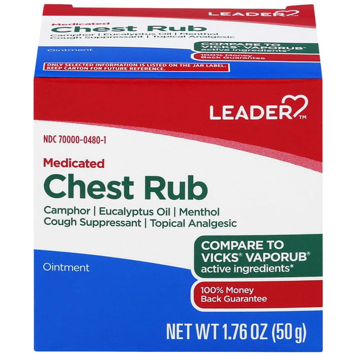 Medicated Chest Rub Ointment with Camphor, Menthol & Eucalyptus Oil 