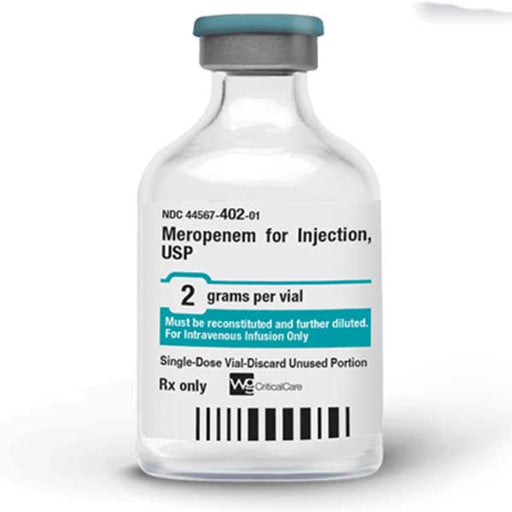 Meropenem Injection Powder Vial 2 gram