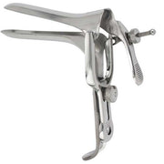 Metal Vaginal Speculum Pederson-Style Double Blade Duckbill Reusable Without Light Source Capability, Office Grade Small - Dimensions 1/2 x 3 inches Medium- Dimensions 7/8 x 4 inches Large - Dimensions 1 x 4 3/4 inches