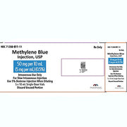 Methylene Blue Injection 5 mg per mL Single-Dose Vials 10 mL x 5/Box