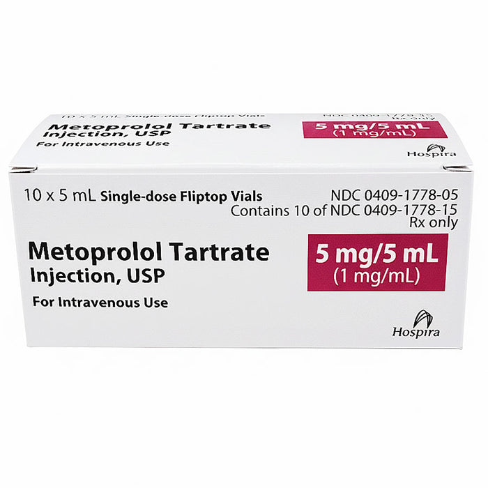 Metoprolol Tartrate Injection 5 mg Pfizer Hospira