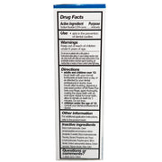 Drug Facts panel for Mi Paste Plus Mint for enamel support, cavity protection, and sensitivity relief, highlighted against a clean, white background.