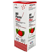 Mi Paste Plus Strawberry flavor strengthens enamel, reduces tooth sensitivity, and promotes dental health for improved oral hygiene care.