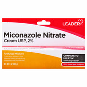 Miconazole Nitrate 2% AntiFungal Cream 1 oz by Leader