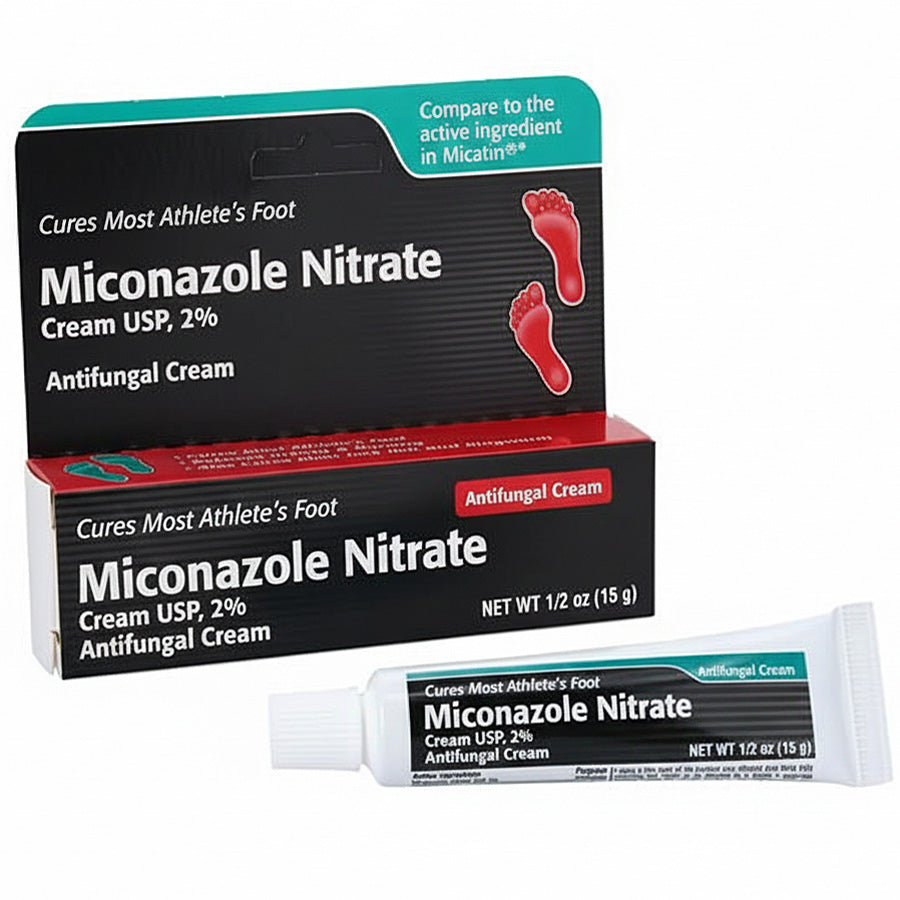 Miconazole Nitrate Cream 2% Antifungal Athletes Foot Relief