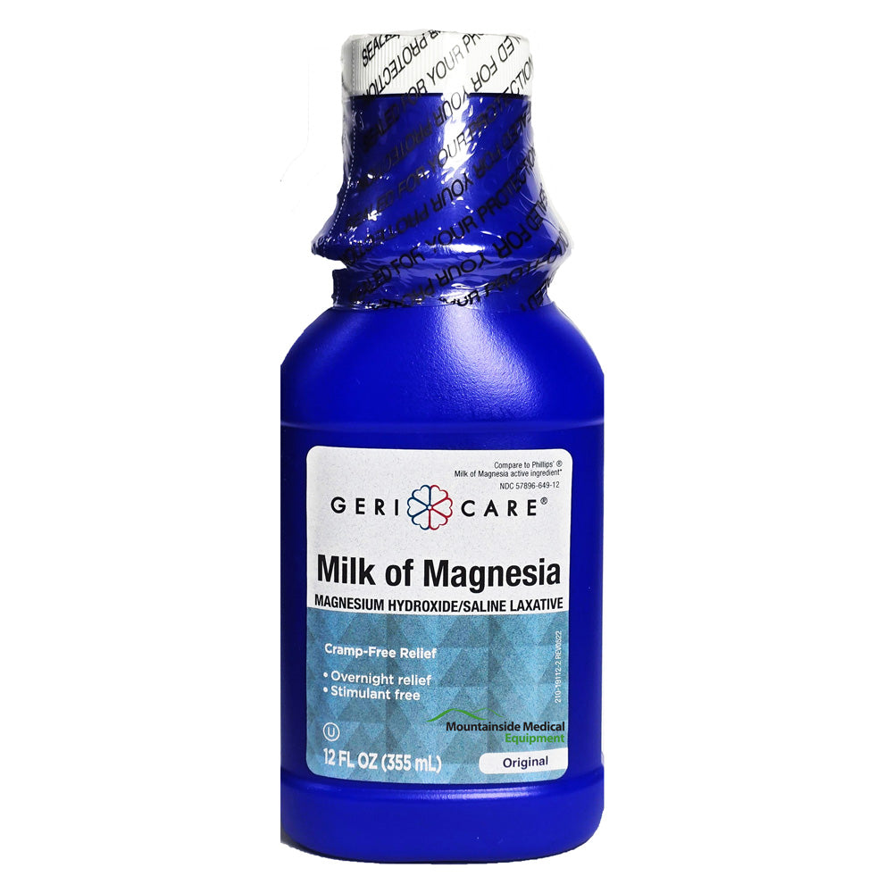 Milk of Magnesia Saline Laxative, Gentle Overnight Relief
