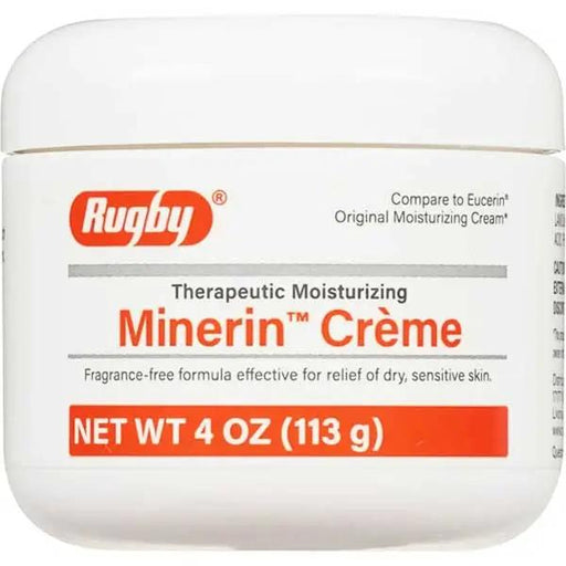 Minerin Creme Therapeutic Moisturizing Cream  Front View of Jar