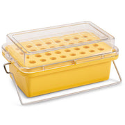 Specimen Transport Coolers -20°C for Reagents, Enzymes and Temperature Sensitive Samples 20°C 12-Place (3x4) for 1.5mL Tubes -20°C 32-Place (4x8) for 1.5mL Tubes 20°C 20-Place (4x5) for 1.5mL Tube -20°C 32-Place (4x8) for 1.5mL Tubes with Gel Filled Cover 20°C 96-Place (8x12) for 0.2mL PCR Tubes