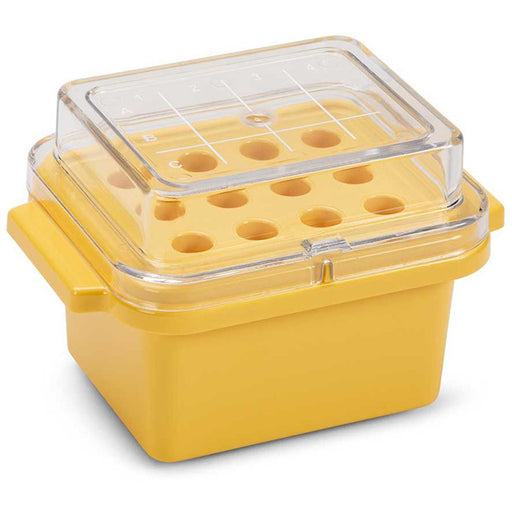Specimen Transport Coolers -20°C for Reagents, Enzymes and Temperature Sensitive Samples 20°C 12-Place (3x4) for 1.5mL Tubes -20°C 32-Place (4x8) for 1.5mL Tubes 20°C 20-Place (4x5) for 1.5mL Tube -20°C 32-Place (4x8) for 1.5mL Tubes with Gel Filled Cover 20°C 96-Place (8x12) for 0.2mL PCR Tubes