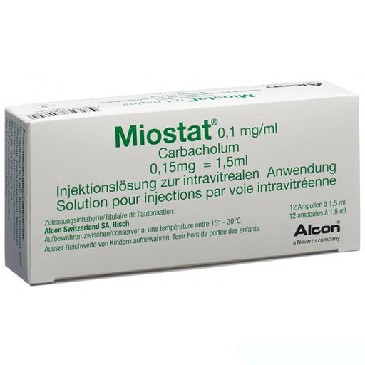 Miostat Injection (Carbachol Intraocular Solution)