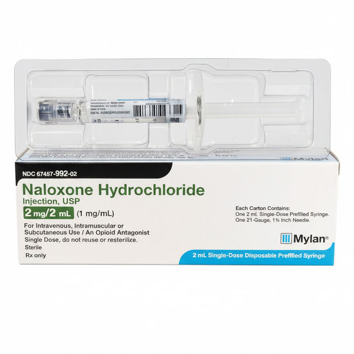 Naloxone Hydrochloride Injection Prefilled Syringe 2 mL  Mountainside  Medical