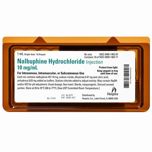 Nalbuphine Hydrochloride 10 mg Ampules 1 mL by Pfizer