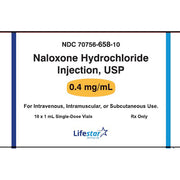 Naloxone Hydrochloride Injection 0.4 mg by Lifestar 70756-658-10